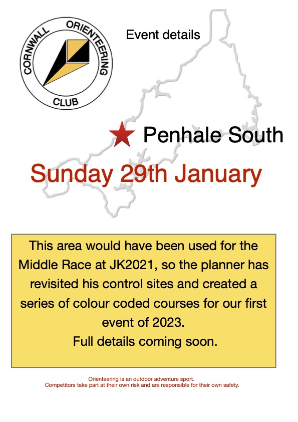 Flyer for Penhale event
